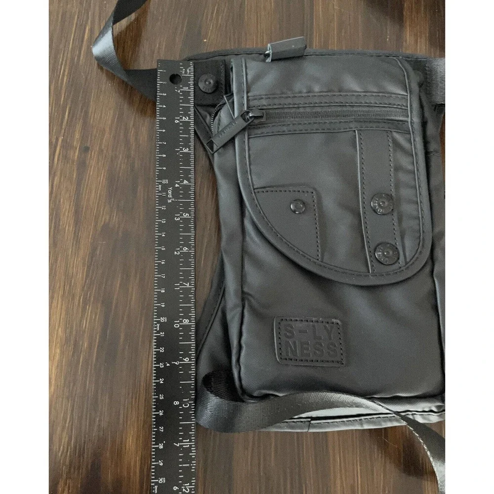 Drop Leg Bag | Faux Leather Black | unisex OS - Picture 9 of 12